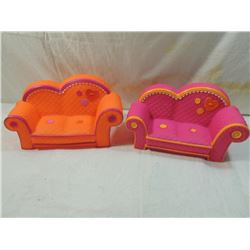 LOT 2 LALALOOPSY SOFAS