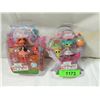 Image 1 : LOT 2 MINI LALALOOPSY DOLLS HALEY GALAXY & PEGGY S