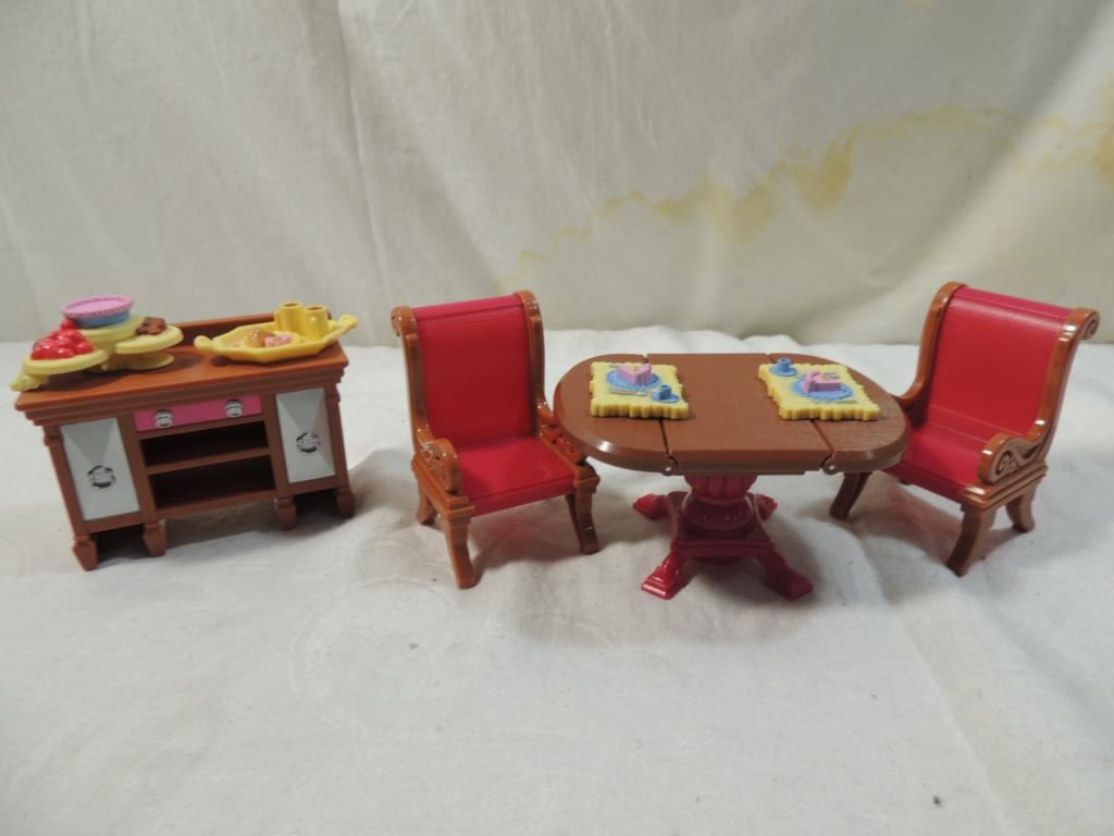 Fisher Price Dollhouse Dining Room Furniture
