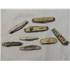 Image 1 : LOT 8 VINTAGE POCKET KNIVES