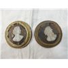 Image 1 : LOT 2 ANTIQUE CAMEO MEDALLIONS