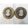 Image 3 : LOT 2 ANTIQUE CAMEO MEDALLIONS