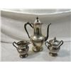 Image 1 : VINTAGE CROMWELL SILVER PLATED TEA POT SUGAR, CREA