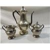 Image 2 : VINTAGE CROMWELL SILVER PLATED TEA POT SUGAR, CREA