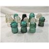 Image 2 : LOT 12 VINTAGE GLASS INSULATORS