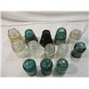 Image 3 : LOT 12 VINTAGE GLASS INSULATORS