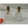 Image 2 : LOT 2 VINTAGE GLASS PURFUME BOTTLES