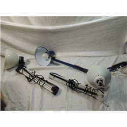 LOT 3 ADJUSTABLE DESK LAMPS