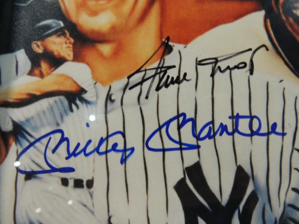 MICKEY MANTLE DUKE SNIDER WILLIE MAYS AUTOGRAPH Mickey mantle duke snider willie mays autograph