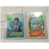 Image 1 : LOT 2 1970 & 1971 ALEX KARRAS FOOTBALL CARD