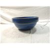 Image 1 : UNMARKED BLUE STONEWARE POTTERY MIXING BOWL