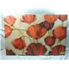 Image 2 : FLORAL POPPY CANVAS PRINT ARTWORK