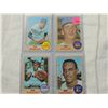 LOT 4 1968 TOPPS BASEBALL CARDS: BUCKEK, DOBSON, C
