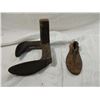 Image 1 : LOT 2 CAST IRON SHOE ANVIL