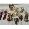 Image 3 : LOT 8 ASSORTED ANGEL CHRISTMAS ORANMENTS
