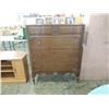 Image 2 : VINTAGE DARK WOOD 5 DRAWER CHEST