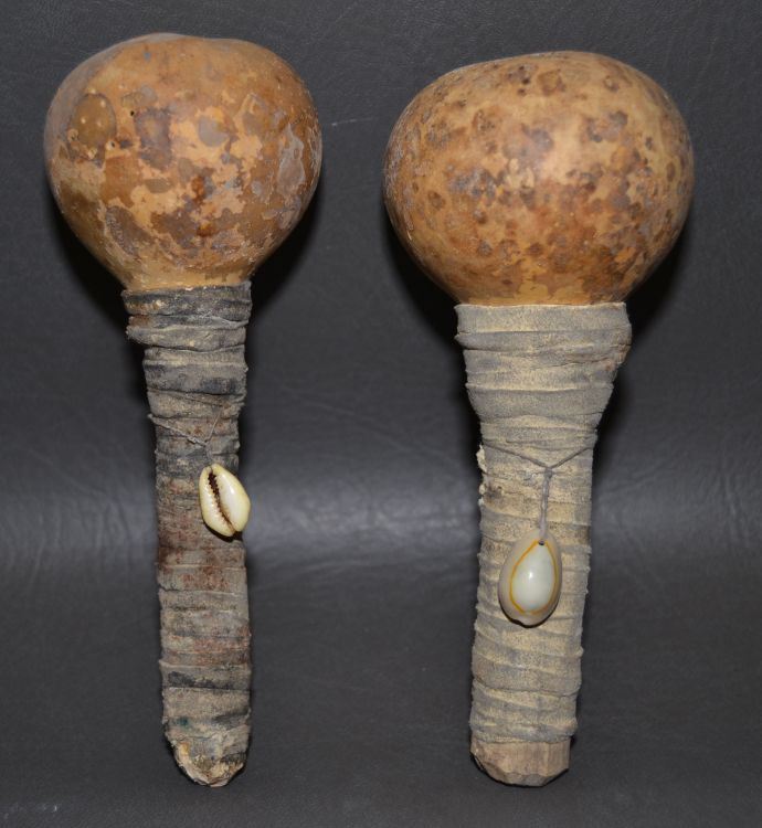 Pyeblo Style Rattle TWO PUEBLO RATTLES