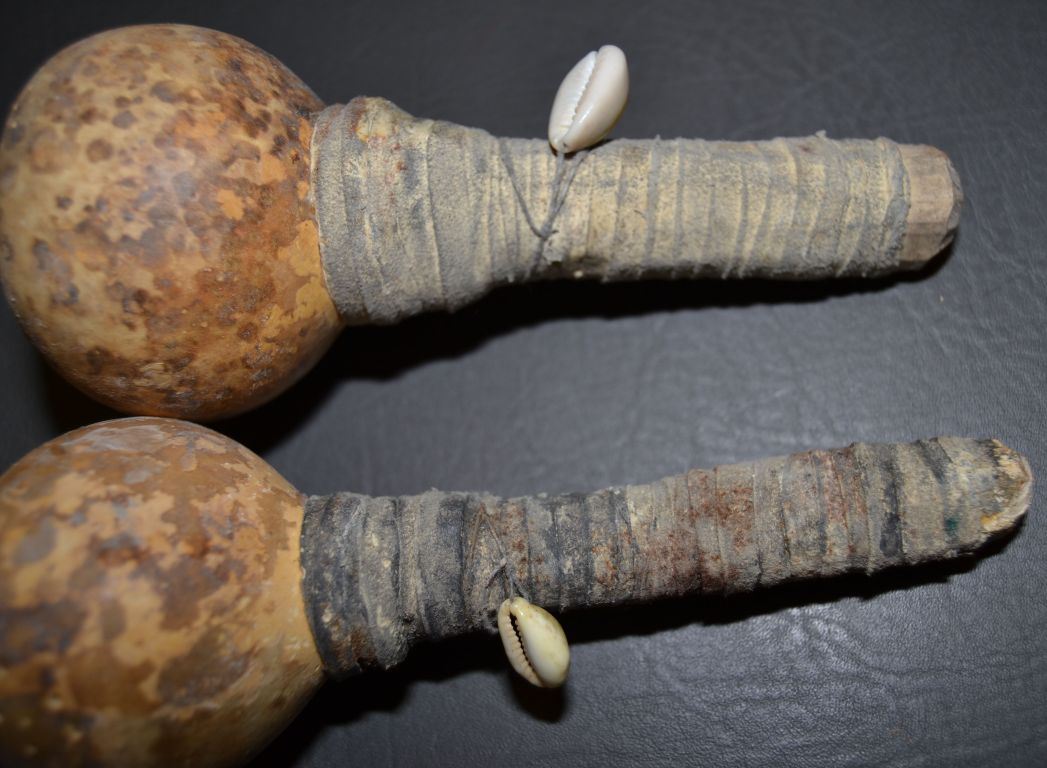 Pyeblo Style Rattle TWO PUEBLO RATTLES