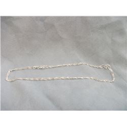 30" SILVER TONE WAVE CHAIN (L769-17)