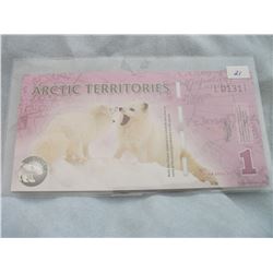 ARCTIC TERRITORIES ONE POLAR DOLLAR NOTE (L769-21)