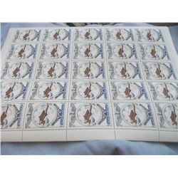 1976 RUSSIAN AVIATION STAMPS - FULL SHEET (L800-3)