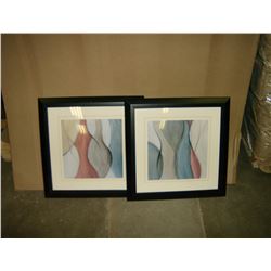 SHOWHOME FRAMED PICTURES "Abstract" (2)