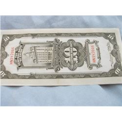 1930 10 CUSTOMS GOLD UNIT NOTE (L800-6)