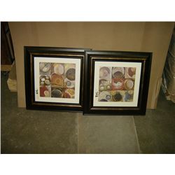 SHOWHOME FRAMED PICTURES "Abstract - Circles" (2)