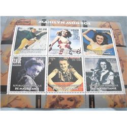 BLOCK OF MARILYN MONROE COLLECTOR STAMPS (L800-15)