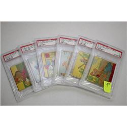 1930 R161 WALT DISNEY COMICS 6 CARD LOT