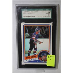 1984 OPEE CHEE PAUL COFFEE 4TH YR CARD