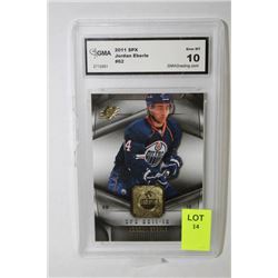 2011 SPX JORDAN EBERLE ROOKIE CARD
