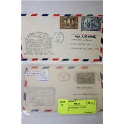 TWO FIRST FLIGHT COVERS (1929-1935)