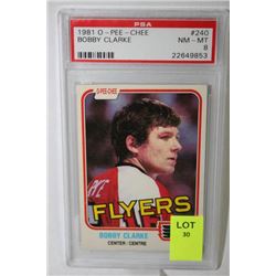 1981 OPEE CHEE BOBBY CLARK CARD