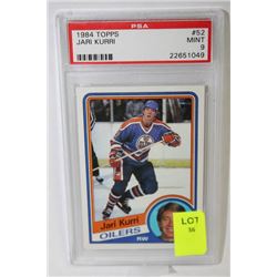 1984 TOPPS JARI KURRI 4TH YR CARD