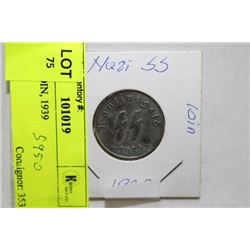 NAZI SS COIN, 1939
