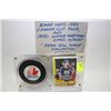 Image 1 : GAME USED 1984 CANADA CUP PUCK & 1980 WAYNE