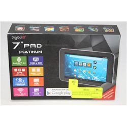 DIGITAL D2 PLATINUM ANDROID TABLET DUAL CAMERAS