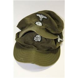 PAIR OF NAZI SS PROP HATS