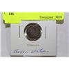 Image 1 : 1880 "H" QUEEN VICTORIA SILVER 5 CENTS