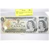 Image 1 : 1973 GEM UNCIRCULATED 1 DOLLAR BANKNOTES X2