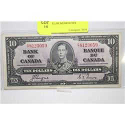1954 5 DOLLAR BANKNOTE (WRITING)