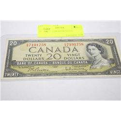 1954 20 DOLLAR BANKNOTE