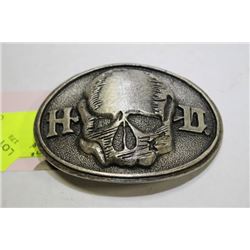 HARLEY DAVIDSON SKULL BELT BUCKLE