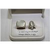 Image 1 : PAIR OF VINTAGE SILVER RINGS, MOTHER OF PEARL
