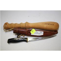 Vintage 1967 Fishing Knife (made in Finland)