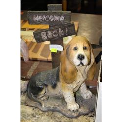 WELCOME DOG ORNAMENT