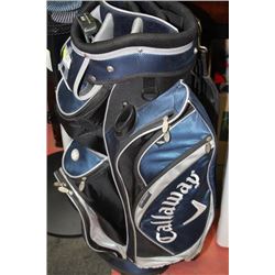 CALLAWAY GOLF BAG W/ ONE PUTTER