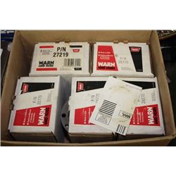 (5) BOXES OF WARN HUBS FOR 4X4'S