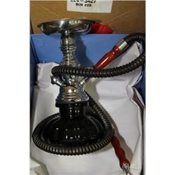 Box w/ Hooka Pipe - Chrome & Black